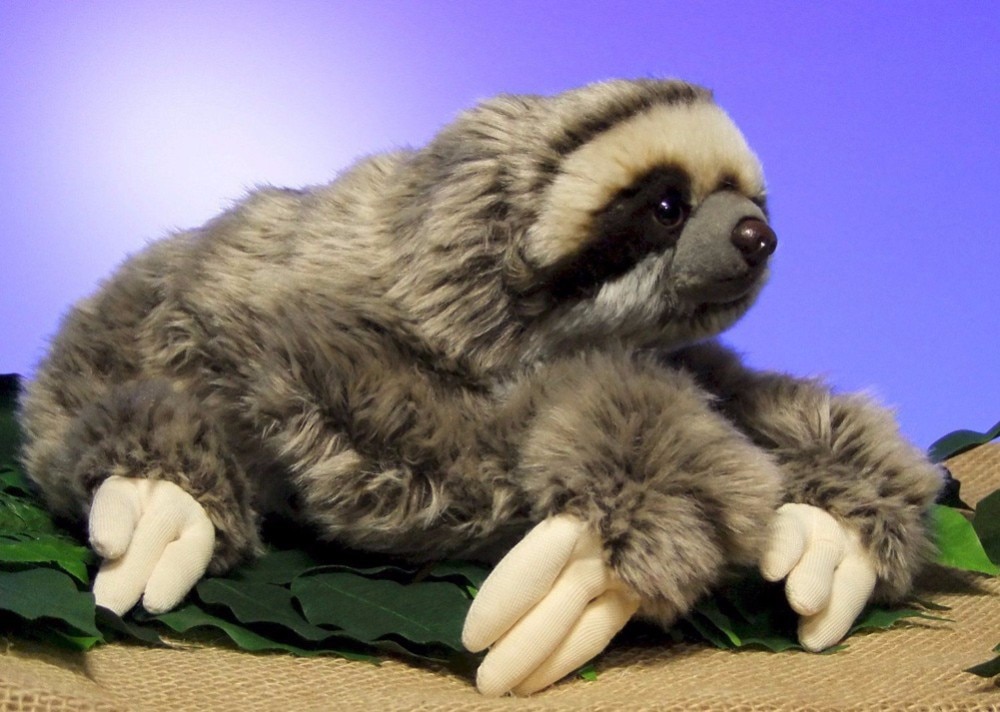 ڱ   3  Toed Sloth ߸  峭 Simulation Soft Sloth Stuffed